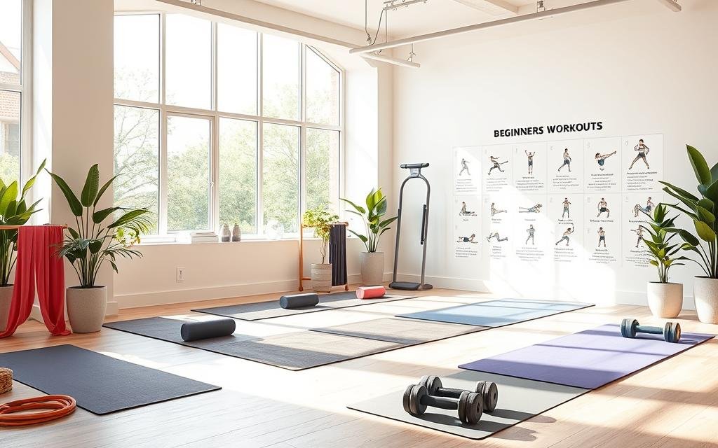 تمارين رياضية سهلة للمبتدئين.