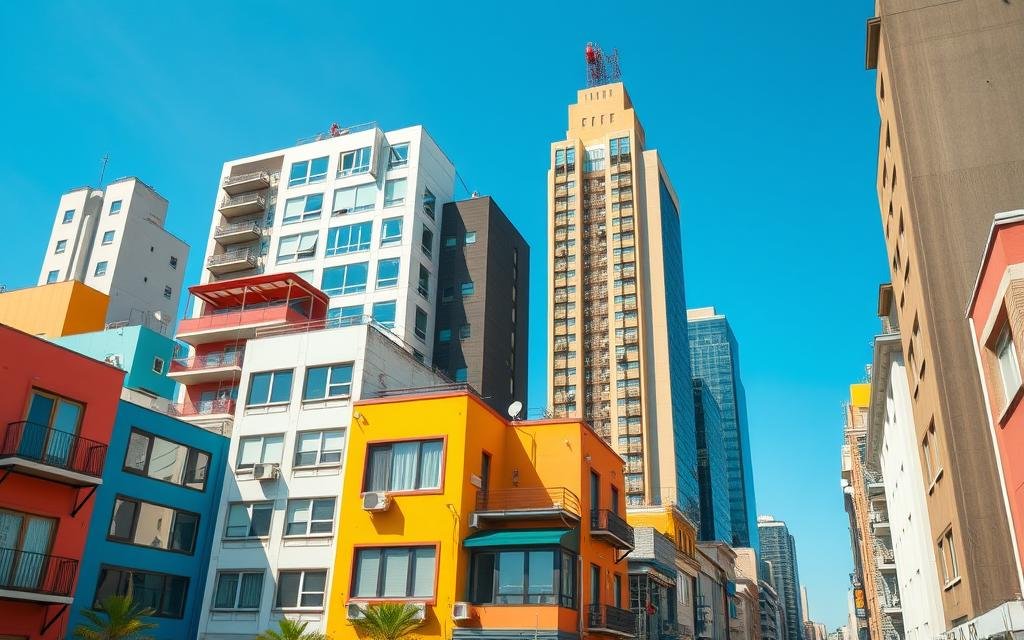 صبغ واجهات المباني بأحدث الدهانات المقاومة للعوامل الجوية