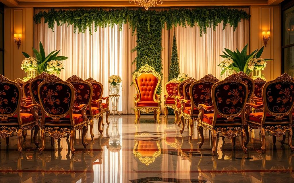 تأجير كراسي أفراح فاخرة