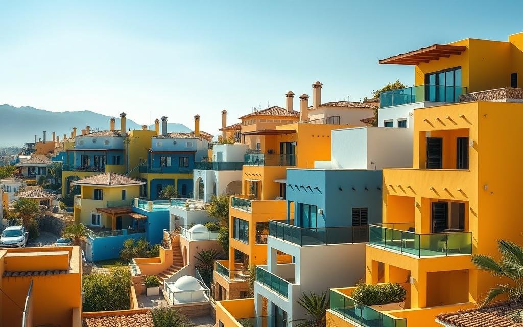 صبغ واجهات الفلل والمباني