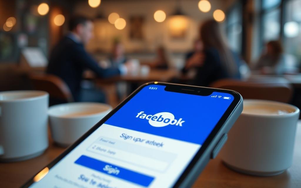 تطبيق فيسبوك تسجيل الدخول أو الاشتراك