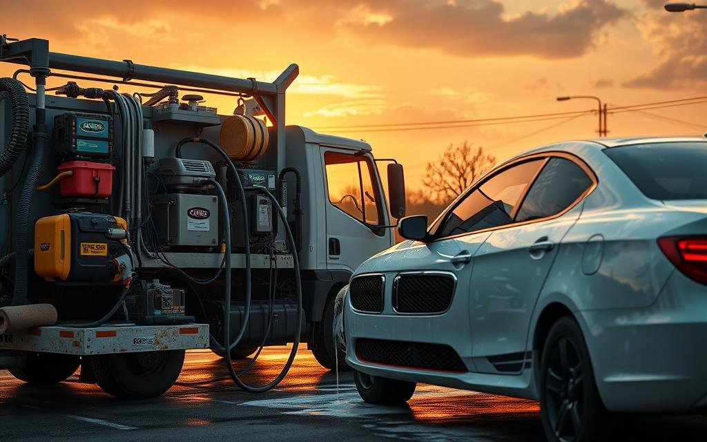 غسيل سيارات متنقل بأسعار تنافسية