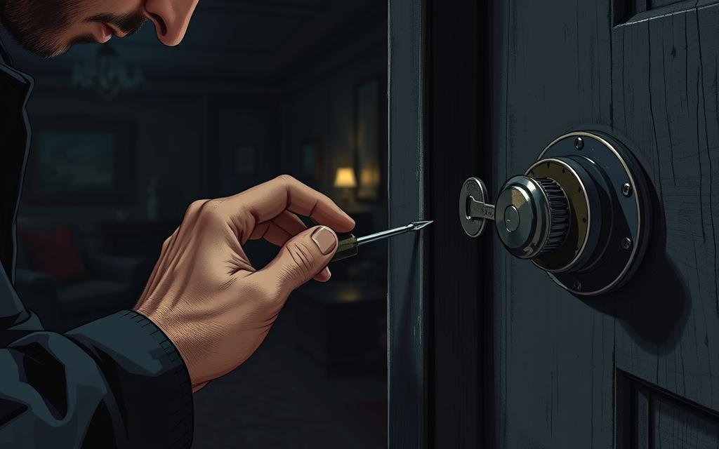 فتح أقفال الأبواب المغلقة بدون ضرر