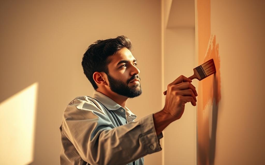 معلم بوية خبرة في دهانات المنازل والفلل